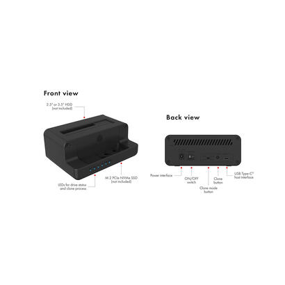 docking-icy-box-ib-2914mscl-c31-usb-32-gen-2-31-gen-2-type-c-negro