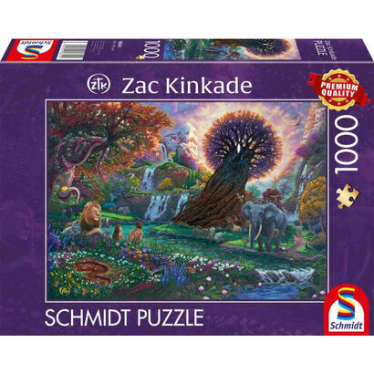schmidt-spiele-zac-kinkade-der-garten-eden-1000-teile-58610