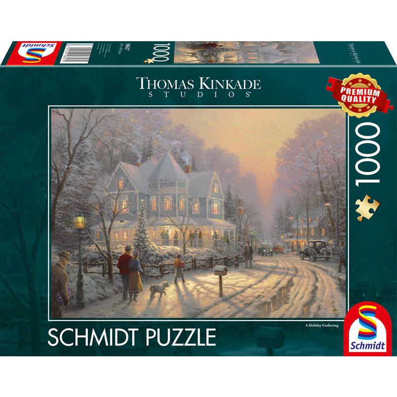schmidt-spiele-thomas-kinkade-studios-dias-festivos-de-navidad-puzzle-1000-piezas-58627