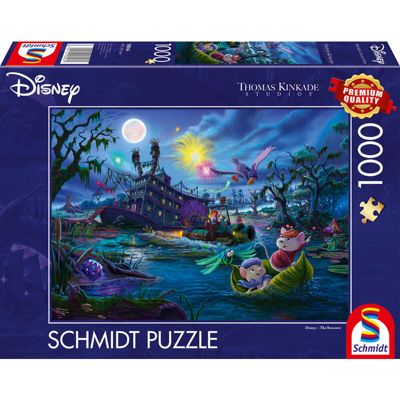 schmidt-spiele-thomas-kinkade-studios-disney-los-rescatadores-puzzle-1000-piezas-58046