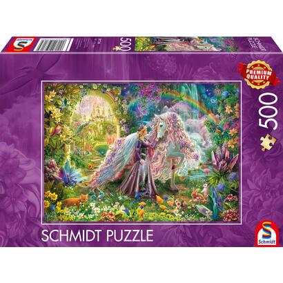 schmidt-spiele-viaje-de-ensueno-con-unicornio-rompecabezas-de-500-piezas-59718