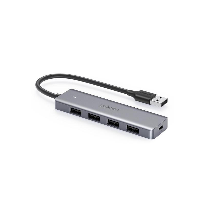 hub-ugreen-adaptador-4-en-1-usb-c-a-4-usb-30-usb-c-gris