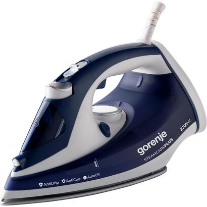 gorenje-sih2200blc-steam-iron-2200-w-water-tank-capacity-280-ml-continuous-steam-30-g-min-blue-white-auto-power-off
