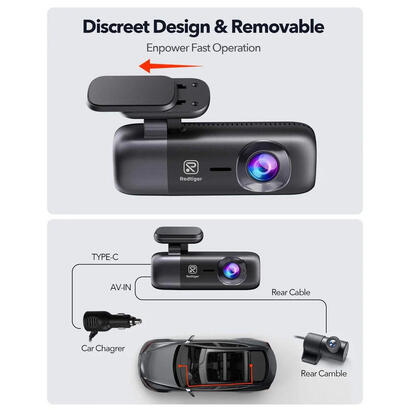camara-redtiger-f9-4k-wifi-dash-cam-con-trasera