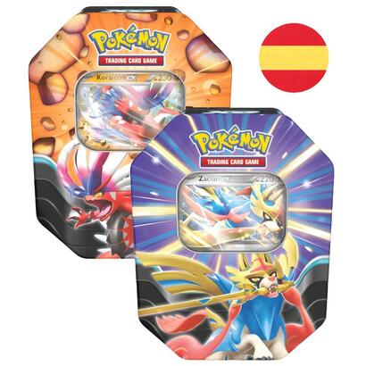 pack-de-6-unidades-lata-cartas-paldea-zacian-ex-koraidon-ex-pokemon-espanol