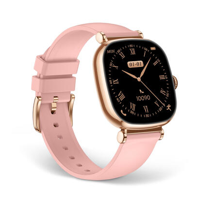 ksix-iria-rosa-smartwatch-17-2-correas-metal-silicona
