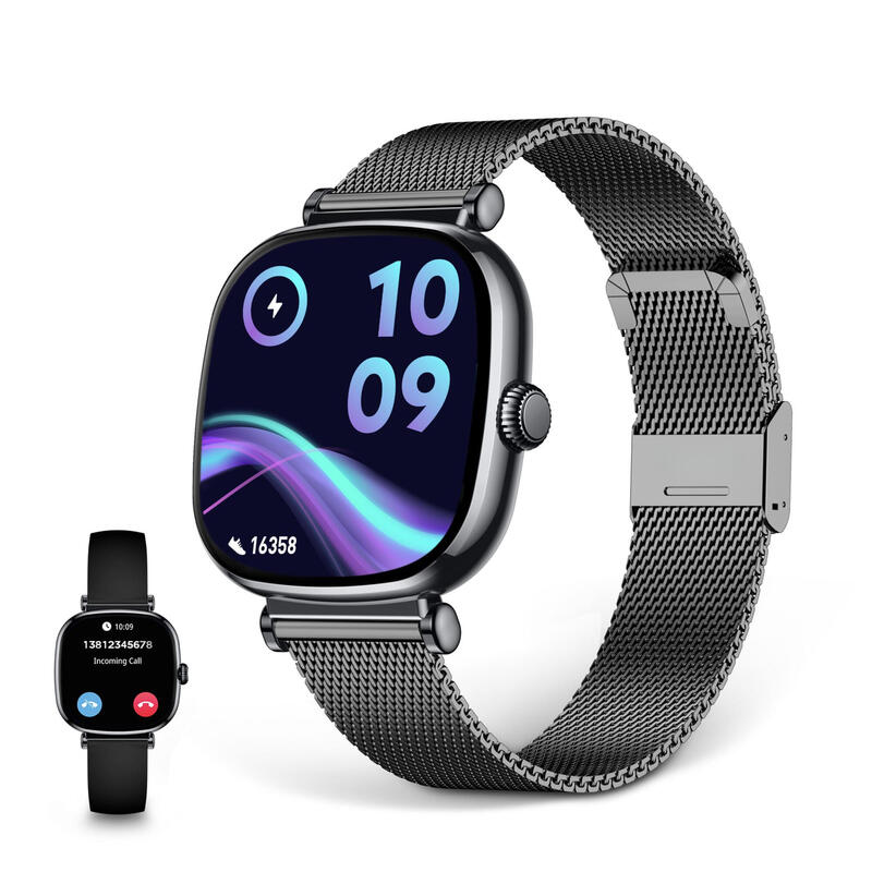 ksix-iria-negro-smartwatch-17-2-correas-metal-silicona