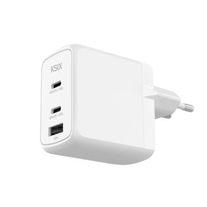 cargador-ksix-bcd65ganaccb-de-red-electrica-2-x-usb-c-1-x-usb-a-65w-blanco