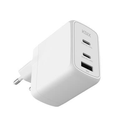 cargador-ksix-bcd65ganaccb-de-red-electrica-2-x-usb-c-1-x-usb-a-65w-blanco