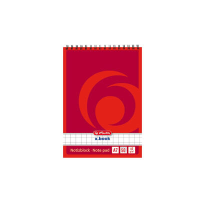 herlitz-110734-cuaderno-y-block-a7-50-hojas