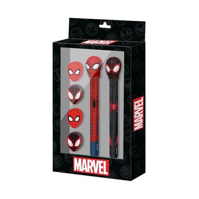blister-boligrafo-lapiz-4-gomas-spiderman-marvel