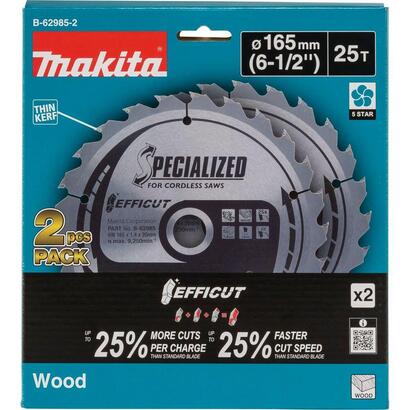 makita-b-62985-2-efficut-sageblatt-165x20x25z