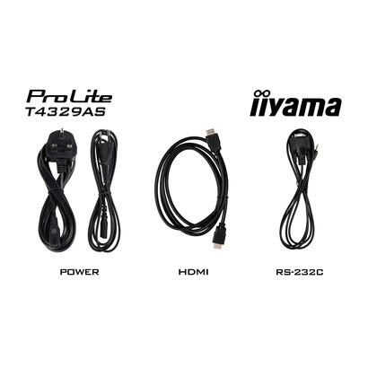 iiyama-prolite-t4329as-b1ag-43-clase-diagonal-425-visible-pantalla-lcd-con-retroiluminacion-led-senalizacion-digital-con-pantall
