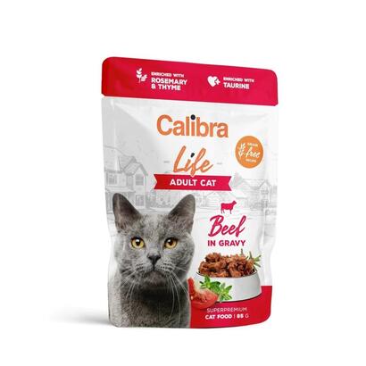 calibra-cat-life-pouch-adult-beef-in-gravy-85g