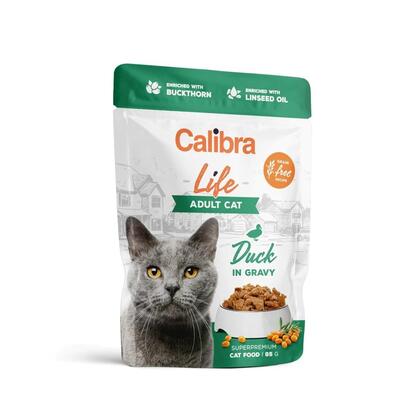 calibra-cat-life-pouch-adult-duck-in-gravy-85g