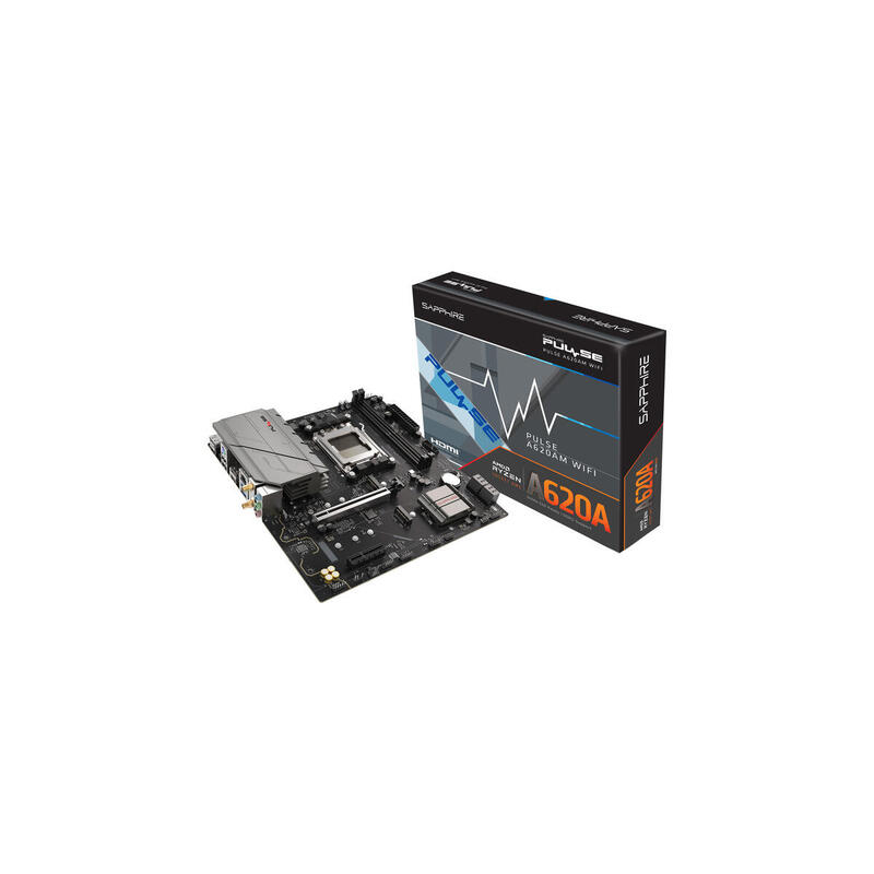 placa-base-sapphire-pulse-a620am-amdam5ddr5matx-52118-03-40g placa-base-sapphire-pulse-a620am-amdam5ddr5matx-52118-03-40g
