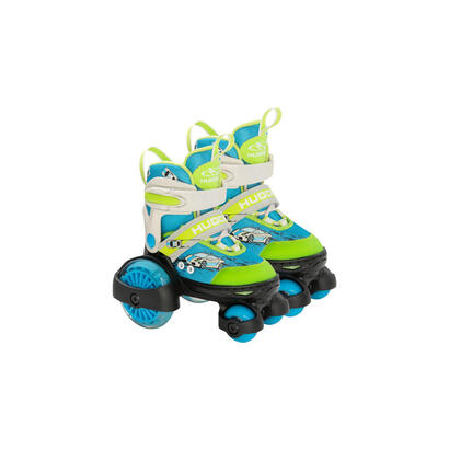 hudora-22052-patines-verdeazul