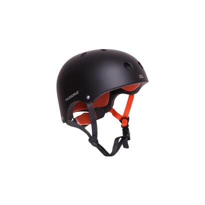 hudora-84104-casco-de-proteccion-para-deporte-skateboarding-negro-naranja-casco-abierto-negro-casco-abierto-construccion-robusta