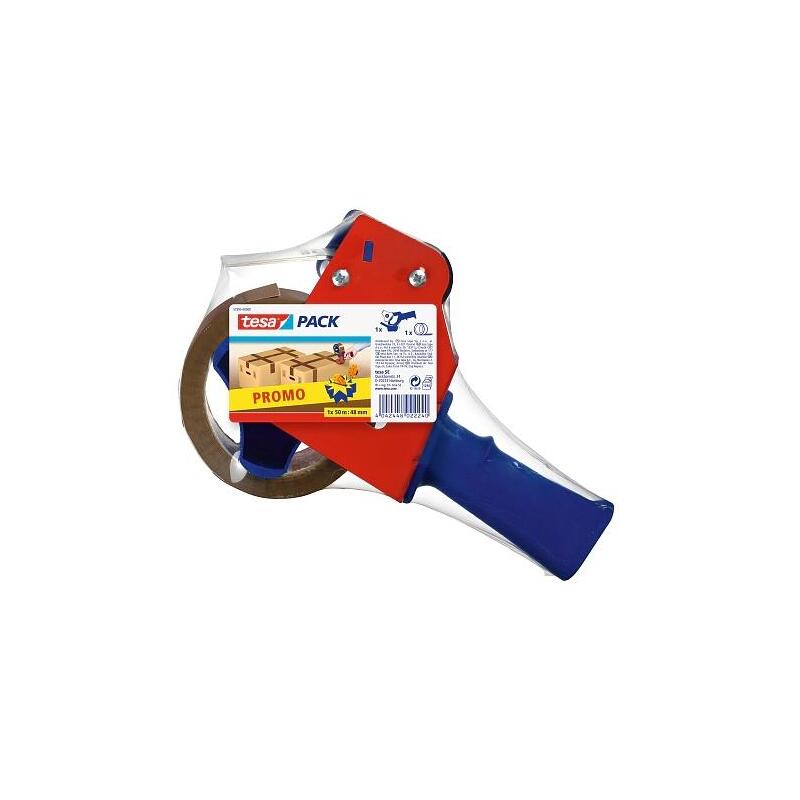 tesa-pack-de-precintadora-1-rollo-de-precinto-marron-48mm-x-50-metros