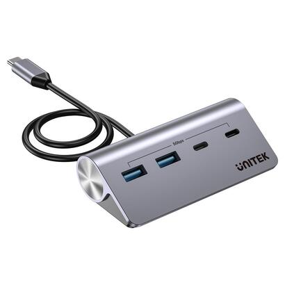 hub-unitek-usb-c-de-aluminio-2x-usba-2x-usb-c-5-gbps