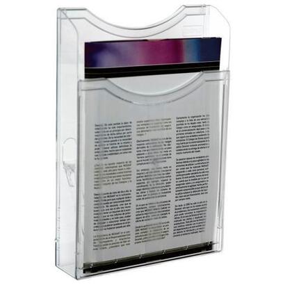 archivo-2000-portafolletos-mural-archiplay-1-compartimento-a4-vertical-pegado-a-pared-poliestireno-transparente