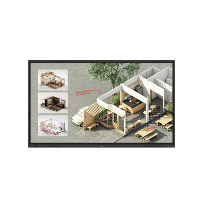 lg-createboard-standard-pizarra-blanca-interactiva-218-m-86-3840-x-2160-pixeles-pantalla-tactil-negro