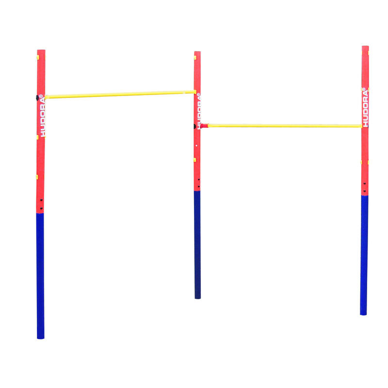 hudora-barra-de-gimnasia-fabian-doble-juego-equipo-de-fitness-rojoazul-64002