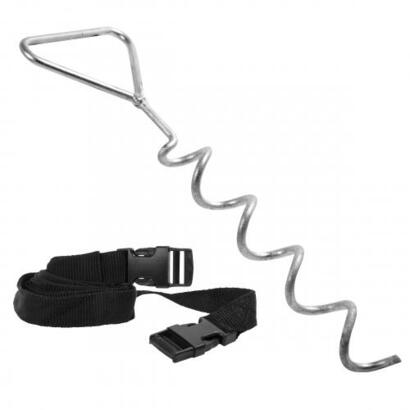 hudora-trampoline-anchors-kit-de-anclaje-para-cama-elastica-soporte-kit-de-anclaje-para-cama-elastica-acero-negro-plata