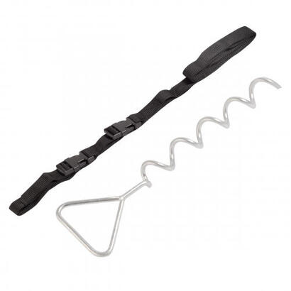 hudora-trampoline-anchors-kit-de-anclaje-para-cama-elastica-soporte-kit-de-anclaje-para-cama-elastica-acero-negro-plata