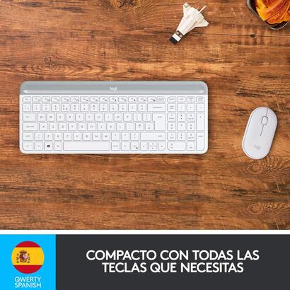 teclado-espanol-raton-logitech-mk470-inalambrico-blanco