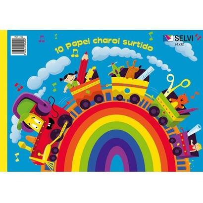 pack-de-25-unidades-selvi-cuaderno-para-manualidades-con-10-pliegos-de-papel-charol-24x32cm-colores-surtidos