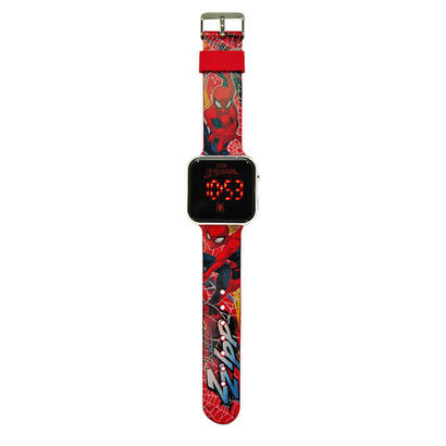 reloj-spiderman-marvel-led
