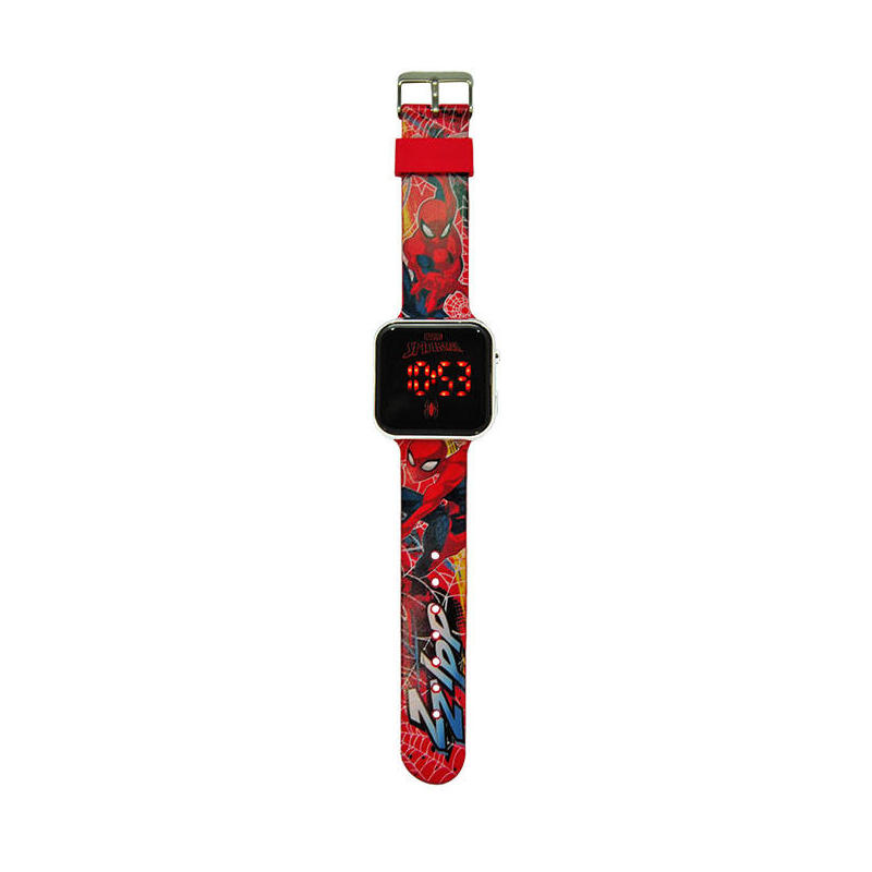reloj-spiderman-marvel-led