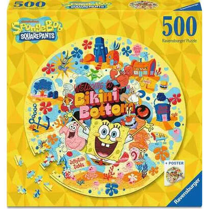 ravensburger-rundpuzzle-bob-esponja-500-parts-12001657