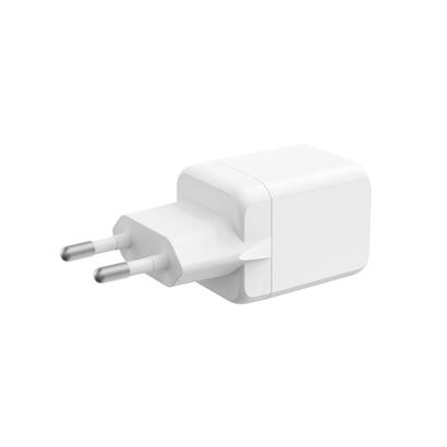 ksix-bcd20ganacb-blanco-cargador-de-red-electrica-1-x-usb-c-1-x-usb-a-20w
