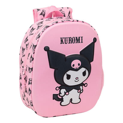 mochila-3d-kuromi-hello-kitty-33cm