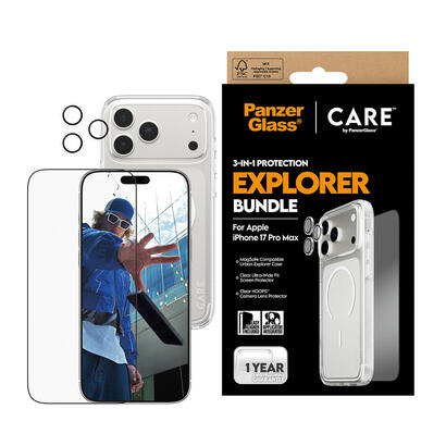 panzerglass-care-by-flagship-3-in-1-urban-explorer-bundle-iphone-17-pro-max-protector-de-pantalla-apple-1-piezas