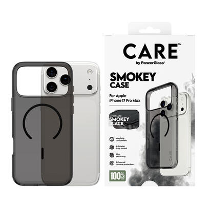 panzerglass-care-by-urban-explorer-case-smokey-w-black-magsafe-iphone-17-pro-max-funda-para-apple-iphone-17-pro-max-negro