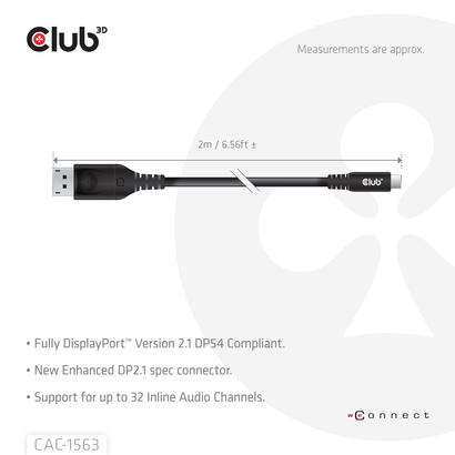 cable-club3d-usb-typ-c-dp-21-2m-8k120hz-m-m cable-club3d-usb-typ-c-dp-21-2m-8k120hz-m-m