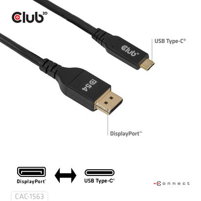 cable-club3d-usb-typ-c-dp-21-2m-8k120hz-m-m cable-club3d-usb-typ-c-dp-21-2m-8k120hz-m-m