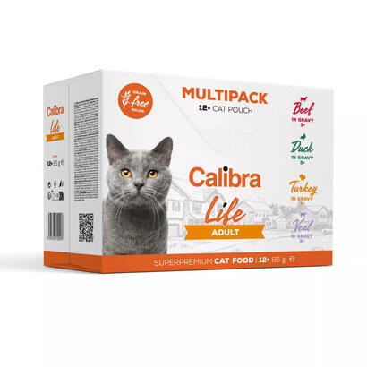 calibra-cat-life-pouch-adult-multipack-12x85g