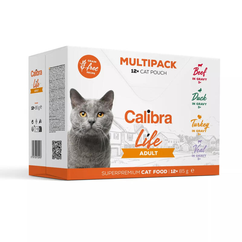 calibra-cat-life-pouch-adult-multipack-12x85g