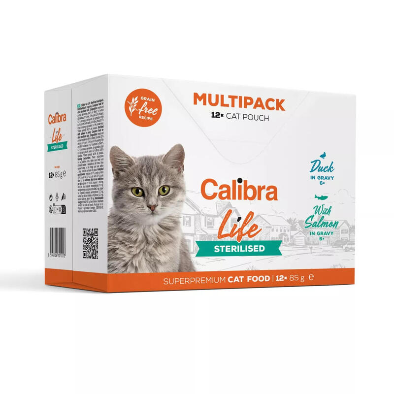 calibra-cat-life-pouch-sterilised-multipack-12x85g