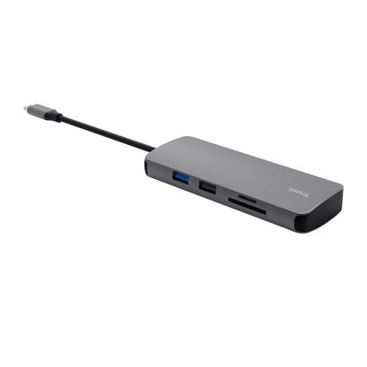 trust-25672-hub-de-interfaz-usb-tipo-c-gris