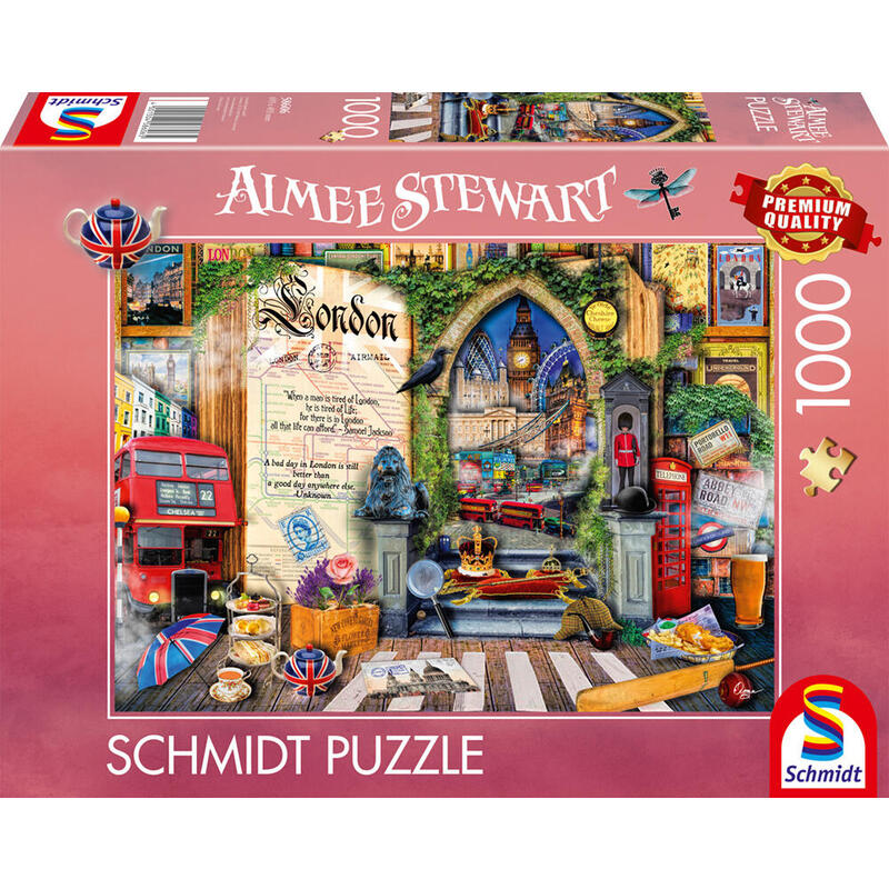 schmidt-spiele-aimee-stewart-erinnerungen-an-london-1000-teile-58606 schmidt-spiele-aimee-stewart-erinnerungen-an-london-1000-teile-58606