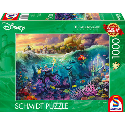 schmidt-spiele-thomas-kinkade-studios-disney-ursula-rompecabezas-de-1000-piezas-58041