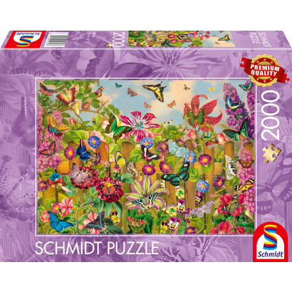 schmidt-spiele-wunderschoner-schmetterlingsgarten-2000-teile-59746