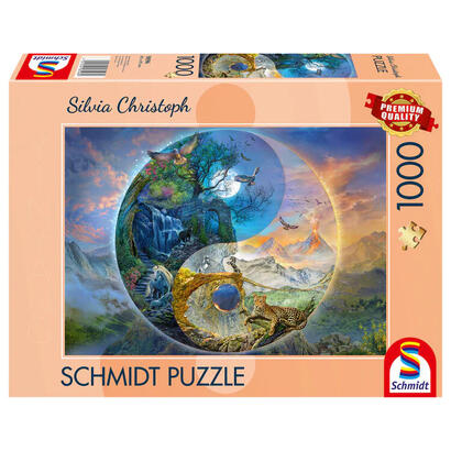 schmidt-spiele-silva-christoph-yin-y-yang-mundo-montanoso-rompecabezas-de-1000-piezas-58596