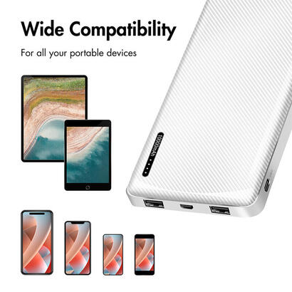 logilink-pa0328wrf-bateria-externa-10000-mah-blanco