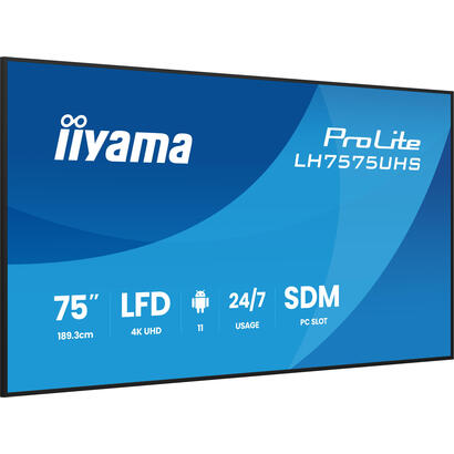 iiyama-lh7575uhs-b2ag-pantalla-de-senalizacion-pantalla-plana-para-senalizacion-digital-1905-cm-75-lcd-wifi-500-cd-m-4k-ultra-hd